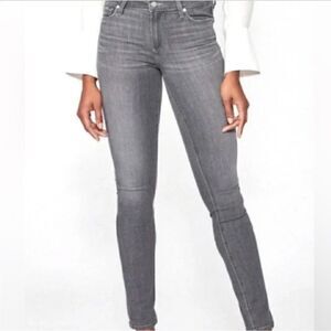 PAIGE Verdugo Ultra Skinny Jean Gray Oxford Wash